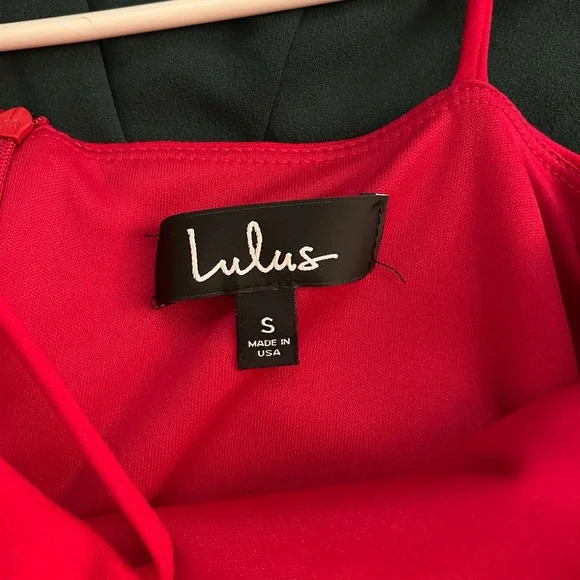 LULU’S BRAND NEW RED DRESS W/TAGS - Picture 5 of 5